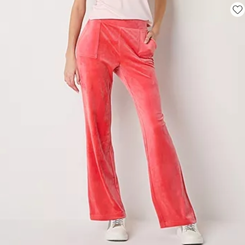 Juicy by juicy couture velor red pull-on joggers